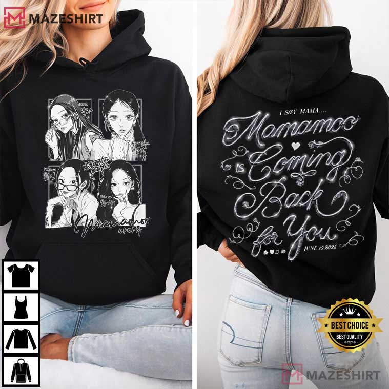 Mamamoo 4ward Tour 2026 Concert Fan Art Kpop Fan T-Shirt Mamamoo 4ward Tour 2026 Concert Fan Art Kpop Fan T-Shirt