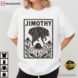 Jimothy Trendy Raccoon Meme Animal Lovers T Shirt (1)