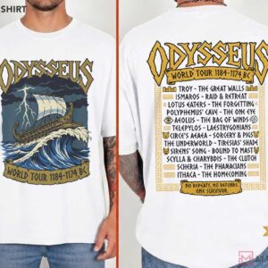 Odysseus World Tour 1184 1174 BC Metal Band Style T Shirt (1)