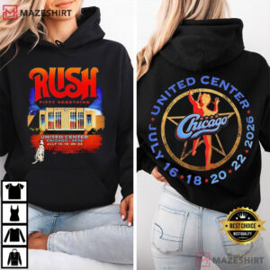 Rush Chicago IL 2026 At United Center Fifty Something Tour T Shirt (4)