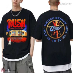 Rush Chicago IL 2026 At United Center Fifty Something Tour T Shirt (1)