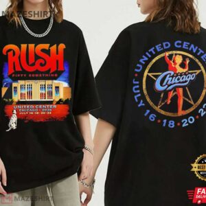 Rush Chicago IL 2026 At United Center Fifty Something Tour T Shirt (2)