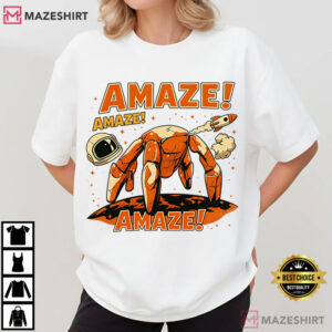 Amaze Rocket Rocky Project Hail Mary Sci Fi Alien Book Lover T Shirt (1)