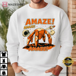 Amaze Rocket Rocky Project Hail Mary Sci Fi Alien Book Lover T Shirt (2)