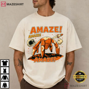 Amaze Rocket Rocky Project Hail Mary Sci Fi Alien Book Lover T Shirt (3)