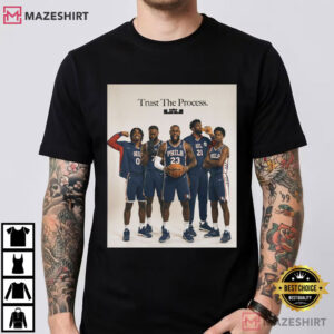 LeBron James Philly Trust The Process Philadelphia Basketball T Shirt (2)