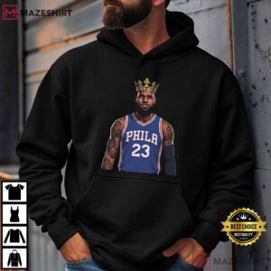King LeBron Philadelphia Basketball No 23 NBA Fan T Shirt (3)