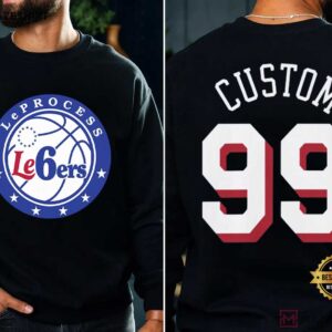 LeProcess Le6ers Philadelphia 76ers LeBron Basketball Custom T Shirt (1 (3)