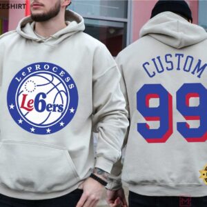 LeProcess Le6ers Philadelphia 76ers LeBron Basketball Custom T Shirt (1 (4)