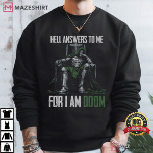 Doctor Doom Marvel Villain Quote Avengers Doomsday T Shirt (4)