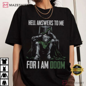 Doctor Doom Marvel Villain Quote Avengers Doomsday T Shirt (3)