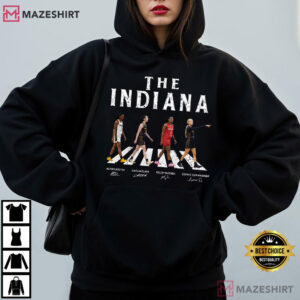 Indiana Fever Abbey Road WNBA Vintage Basketball T Shirt (3)