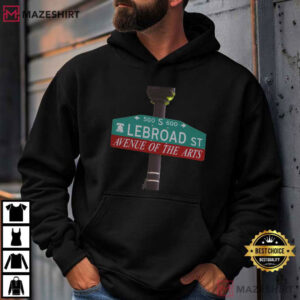 Lebron James Sixers Lebroad St Avenue Of The Arts Basketball T Shirt (3)