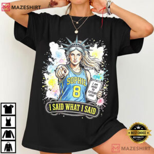 Sophie Cunningham ET Liberty Parody Funny Basketball Meme T Shirt (4)
