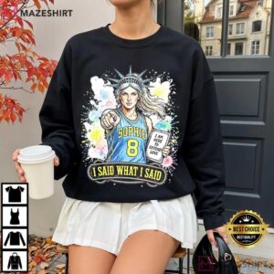 Sophie Cunningham ET Liberty Parody Funny Basketball Meme T Shirt (2)