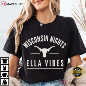 Ella Langley Wisconsin Nights Ella Vibes Country Concert Western T-Shirt