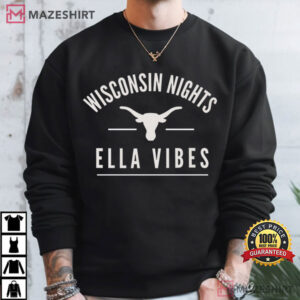 Ella Langley Wisconsin Nights Ella Vibes Country Concert Western T Shirt (1)