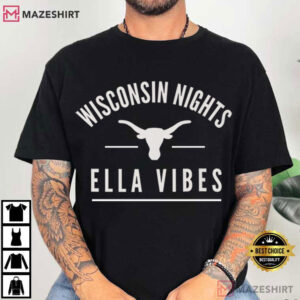 Ella Langley Wisconsin Nights Ella Vibes Country Concert Western T Shirt (3)