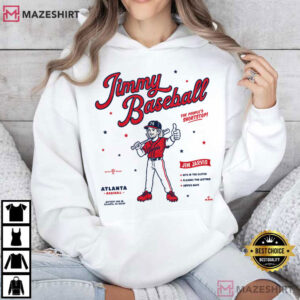 Jim Jarvis Jimmy Baseball The People’s Shortstop Atlanta Braves T Shirt (4)