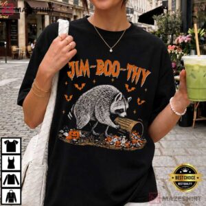 Halloween Jimothy Raccoon Jim Boo Thy Meme T Shirt (3)