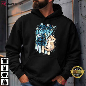 Otterly Happy To See You Cute Otter Back To School Teacher T Shirt (2)