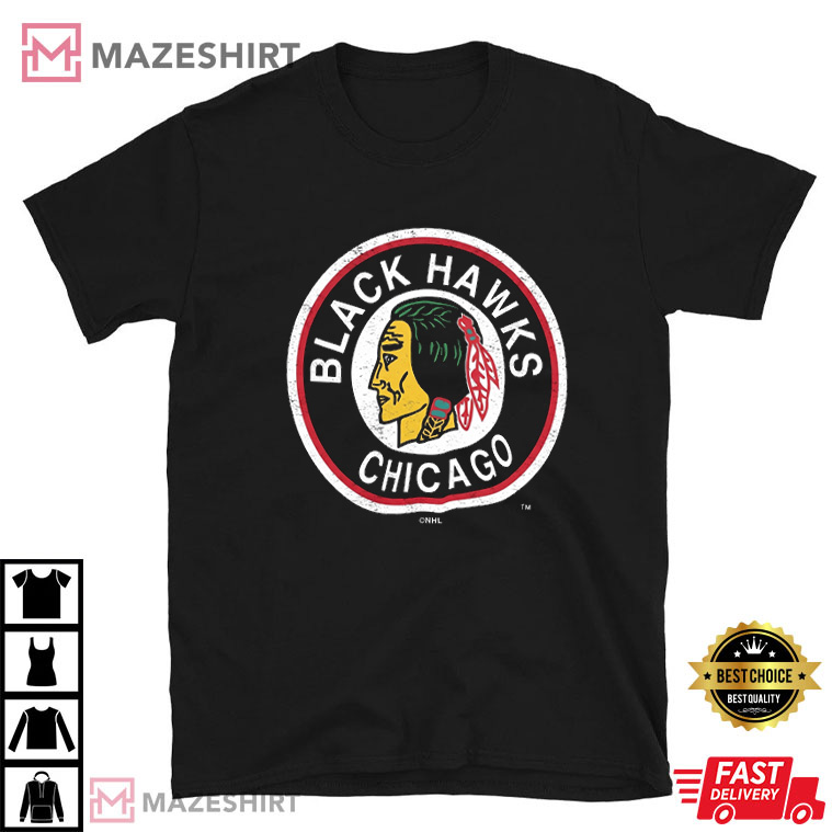 Vintage Chicago Blackhawks Logo NHL Hockey T-Shirt Vintage Chicago Blackhawks Logo NHL Hockey T-Shirt