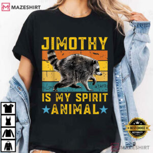 Jimothy Raccoon Is My Spirit Animal Vintage T Shirt (4)