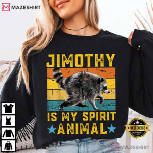 Jimothy Raccoon Is My Spirit Animal Vintage T Shirt (1)