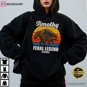 Jimothy Raccoon Seattle Feral Legend Funny Viral Meme T Shirt (4)