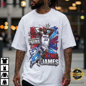 LeBron James Philadelphia 76ers Filthy Basketball Fans T Shirt (1)