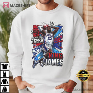 LeBron James Philadelphia 76ers Filthy Basketball Fans T Shirt (2)