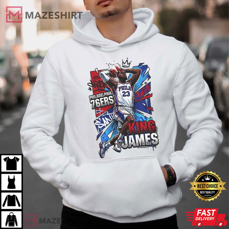 LeBron James Philadelphia 76ers Filthy Basketball Fans T-Shirt LeBron James Philadelphia 76ers Filthy Basketball Fans T-Shirt