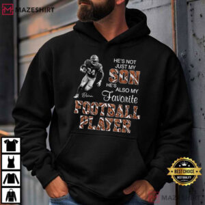 Football Player Grandson Game Day Personalized T Shirt (4)