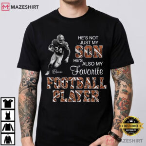 Football Player Grandson Game Day Personalized T Shirt (1)