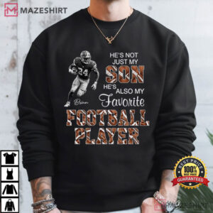 Football Player Grandson Game Day Personalized T Shirt (3)