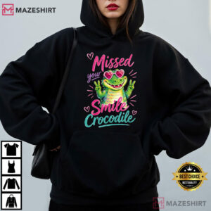 Missed Your Smile Crocodile Funny Back To School Teacher T Shirt (2)