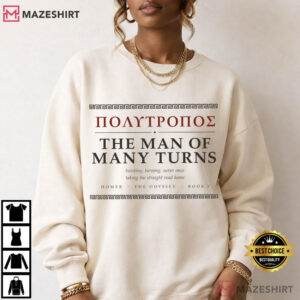 Man Of Many Turns Odyssey Polytropos Greek Mythology T Shirt (1)