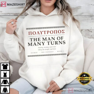 Man Of Many Turns Odyssey Polytropos Greek Mythology T Shirt (2)