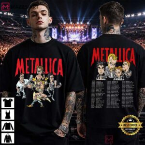 Metallica Poor Touring Me Music Tour Vintage Graphic 1996 T-Shirt