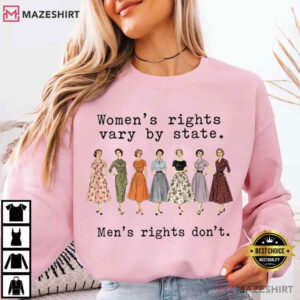 Feminism Women's Rights Vary By State Smash The Patriarchy T Shirt (4)