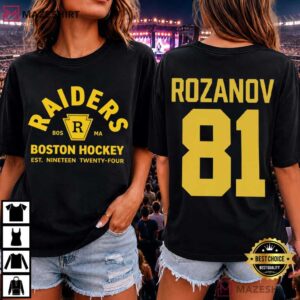 Boston Raiders Rozanov Heated Rivalry Movie Lovers T Shirt (2)