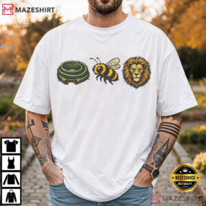 Hose Bee Lion Emoji Style Wildlife Wordplay Icons T Shirt (1)