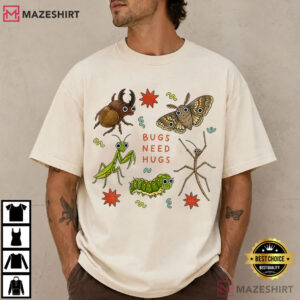 Bugs Need Hugs Science Teacher Cute Insect Friends T Shirt (1)