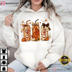 Halloween Fall Diet Coke Fall Lover Girl T Shirt (4)