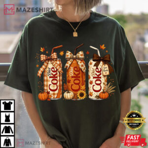 Halloween Fall Diet Coke Fall Lover Girl T Shirt (1)