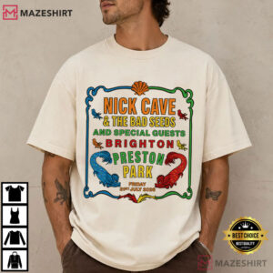 Nick Cave And The Bad Seeds Brighton Preston Park Tour 2026 T Shirt (3)