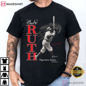 Babe Ruth Baseball Signature Series Vintage 1994 T Shirt (1)