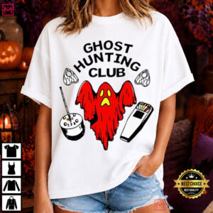 Ghost Hunting Club Graphic Funny T-Shirt