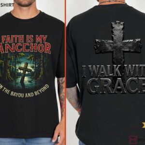 Faith Is My Anchor Cross In Bayou Christian T Shirt (4)