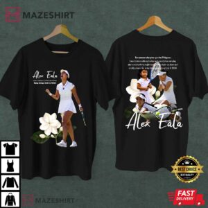 Alex Eala Vintage Filipino Tennis Champion Graphic T Shirt (1)